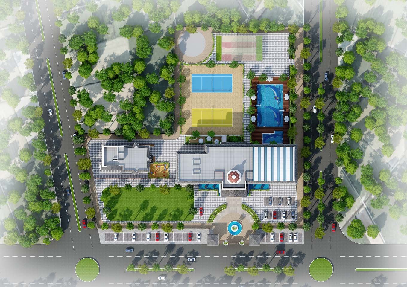 Club Top View Layout